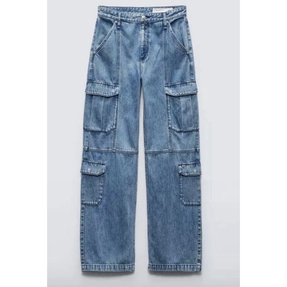Rag & Bone Featherweight Cailyn Cargo Jeans in‎ Vicky NWT 328$ Festival Boho